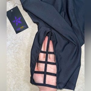 Rebel Athletic biker shorts black